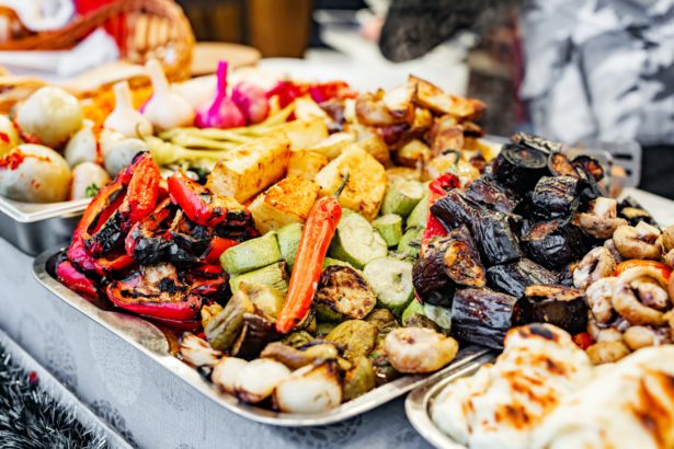 Street food variety